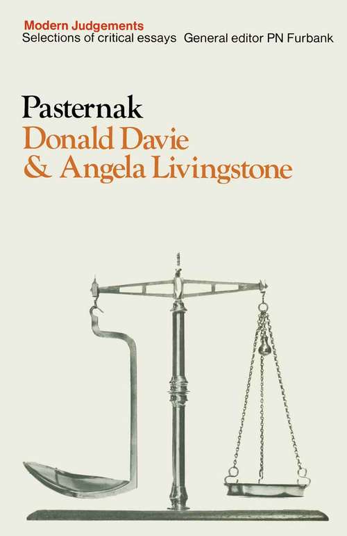 Book cover of Pasternak (1st ed. 1969)