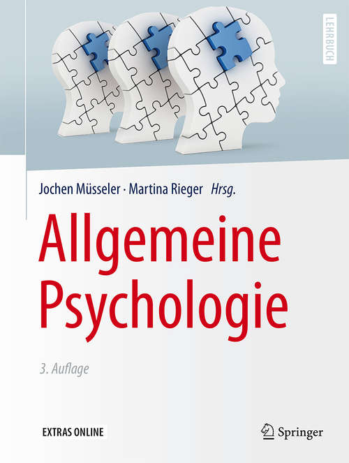 Book cover of Allgemeine Psychologie (3. Aufl. 2017)