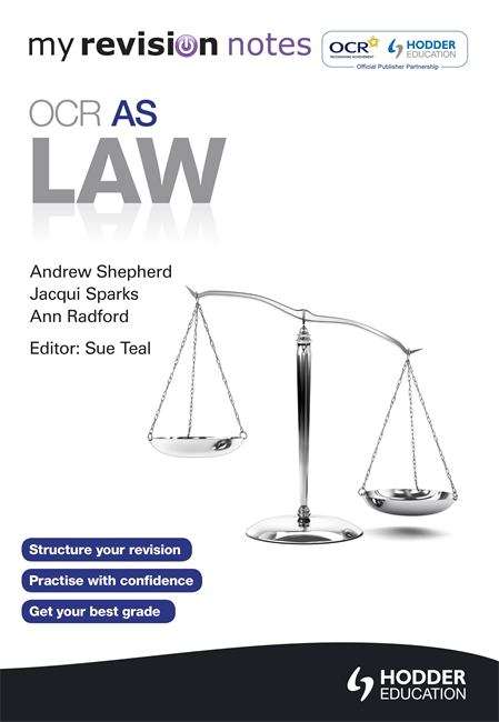 Book cover of My Revision Notes: OCR AS Law (PDF)
