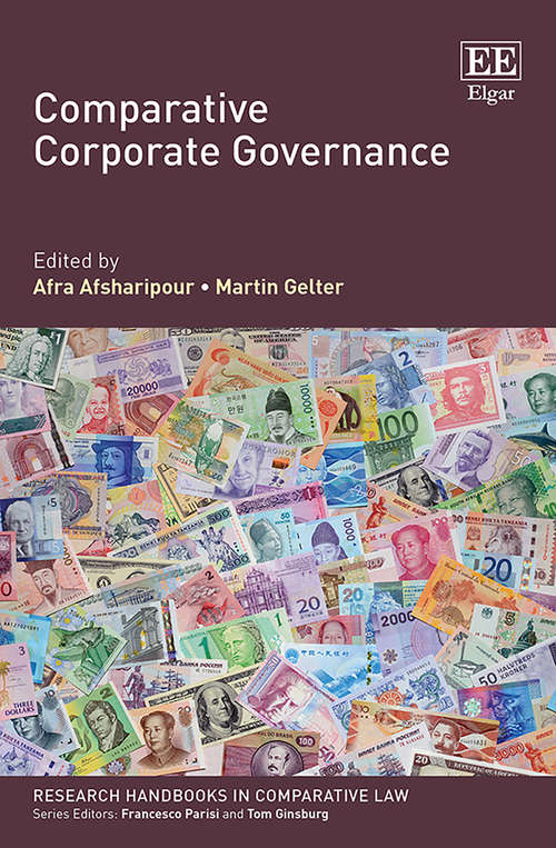 Book cover of Comparative Corporate Governance (Research Handbooks in Comparative Law series)