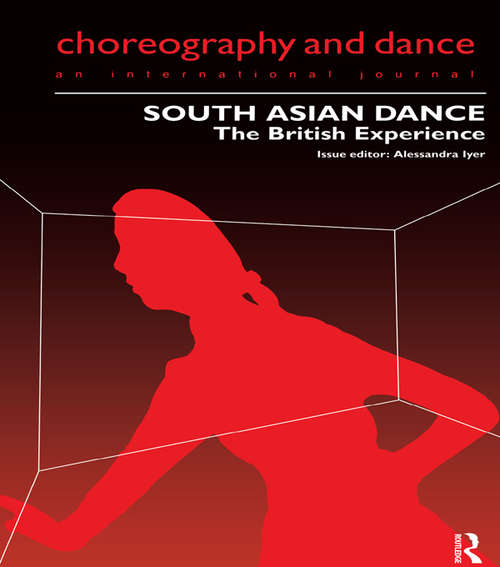 Book cover of South Asian Dance: The British Experience
