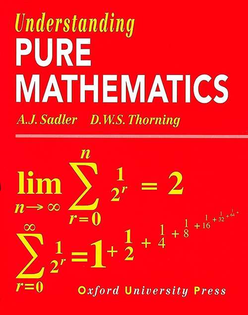 Book cover of Understanding Pure Mathematics (PDF)