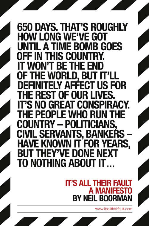 Book cover of It’s All Their Fault (ePub edition)