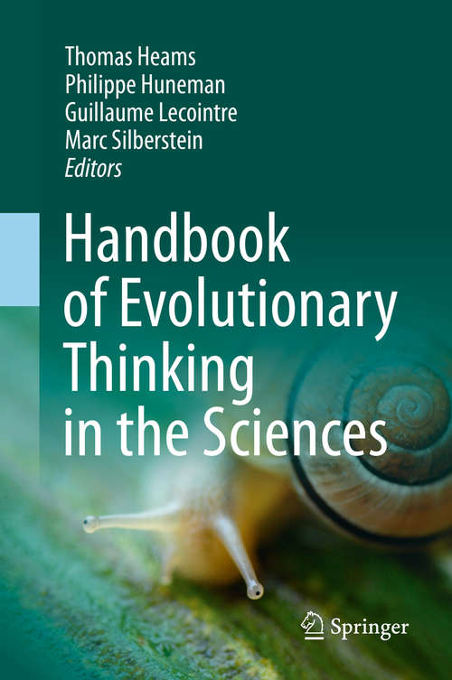 Book cover of Handbook of Evolutionary Thinking in the Sciences (2015)