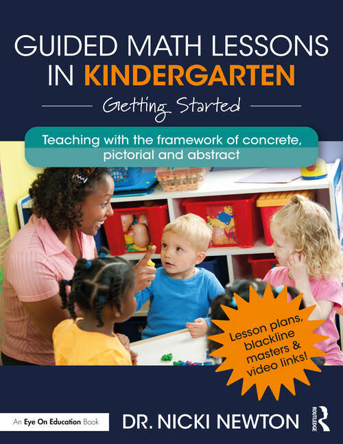 Book cover of Guided Math Lessons in Kindergarten: Getting Started