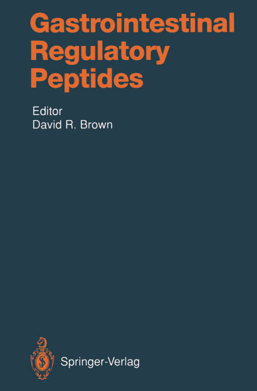 Book cover of Gastrointestinal Regulatory Peptides (1993) (Handbook of Experimental Pharmacology #106)