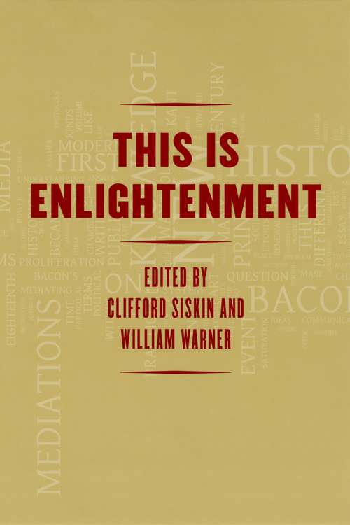 Book cover of This Is Enlightenment