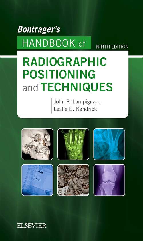 Book cover of Bontrager's Handbook of Radiographic Positioning and Techniques - E-BOOK (9)