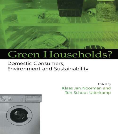 Book cover of Green Households: Domestic Consumers, the Environment and Sustainability