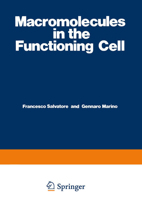 Book cover of Macromolecules in the Functioning Cell (1979)