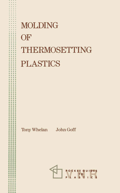 Book cover of Molding of Thermosetting Plastics (1990)