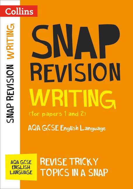 Book cover of Collins Snap Revision: AQA GCSE English Language  (PDF) (for papers 1 and #2)