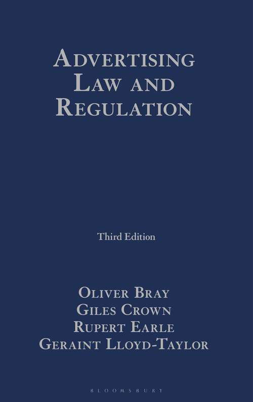 Book cover of Advertising Law and Regulation