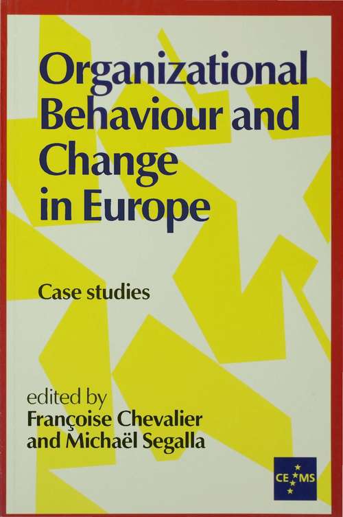 Book cover of Organizational Behaviour and Change in Europe: Case Studies (PDF)