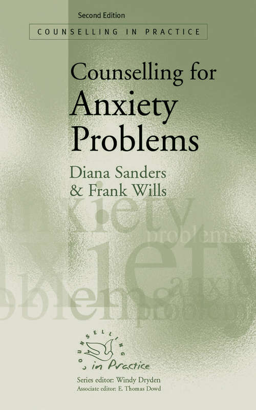 Book cover of Counselling for Anxiety Problems (PDF)
