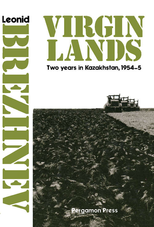 Book cover of Virgin Lands: Two Years in Kazakhstan, 1954-5