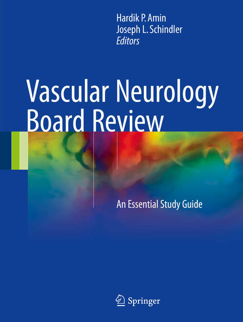 Book cover of Vascular Neurology Board Review: An Essential Study Guide