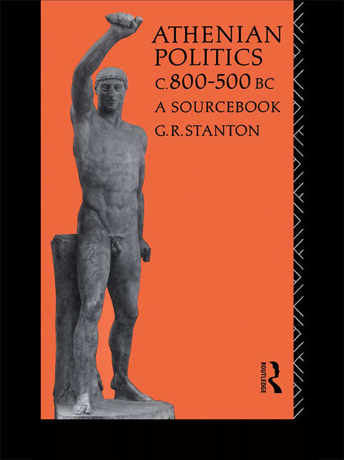 Book cover of Athenian Politics c800-500 BC: A Sourcebook (Routledge Sourcebooks for the Ancient World)
