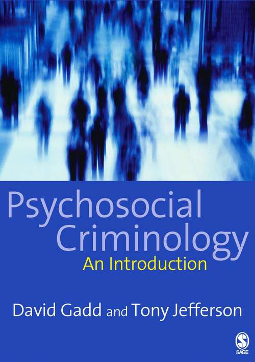 Book cover of Psychosocial Criminology (PDF)