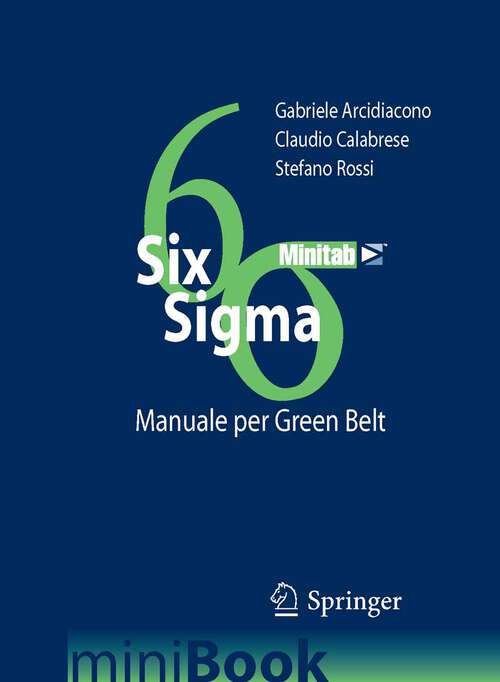 Book cover of SIX SIGMA: Manuale per Green Belt (2007)