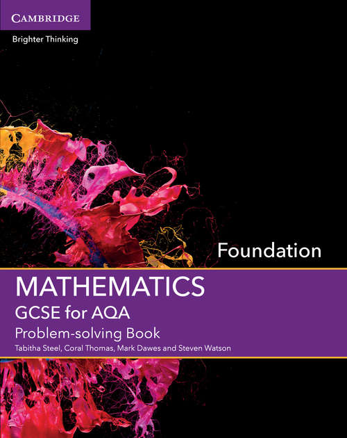 Book cover of GCSE Mathematics for AQA Foundation Problem-solving Book (PDF)