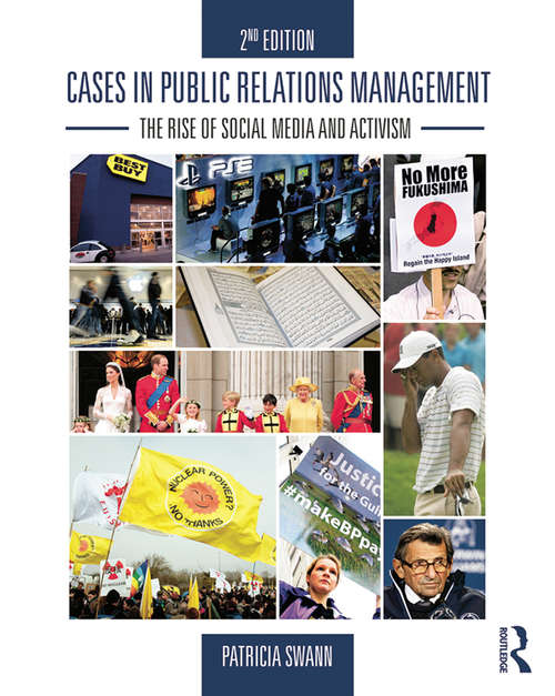 Book cover of Cases in Public Relations Management: The Rise of Social Media and Activism
