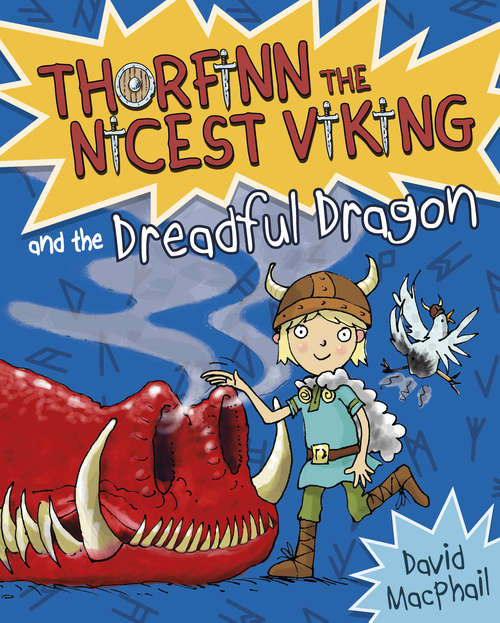 Book cover of Thorfinn and the Dreadful Dragon (Thorfinn the Nicest Viking #7)