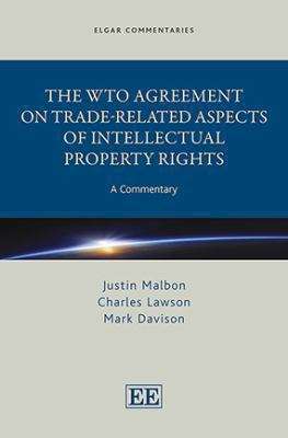Book cover of The WTO Agreement On Trade-related Aspects Of Intellectual Property Rights: A Commentary (Elgar Commentaries Ser. (PDF))