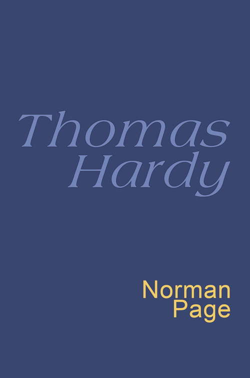 Book cover of Thomas Hardy: Everyman's Poetry (2) (Everyman's Poetry)