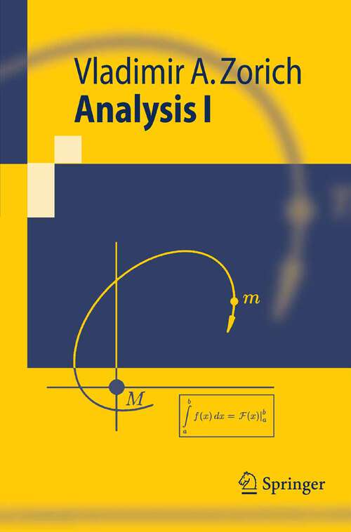 Book cover of Analysis 1 (2006) (Springer-Lehrbuch)