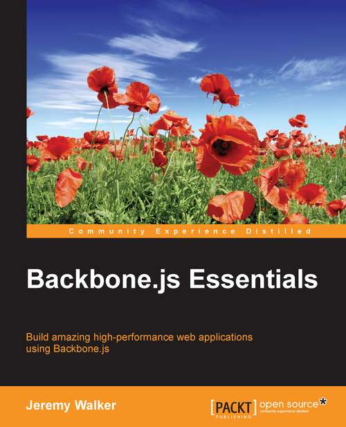Book cover of Backbone.js Essentials