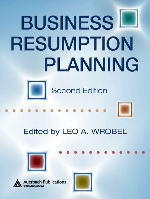 Book cover of Business Resumption Planning (2)