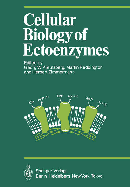 Book cover of Cellular Biology of Ectoenzymes: Proceedings of the International Erwin-Riesch-Symposium on Ectoenzymes May 1984 (1986) (Proceedings in Life Sciences)