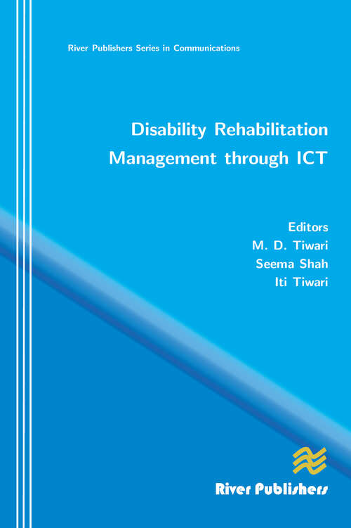 Book cover of Disability Rehabilitation Management Through ICT