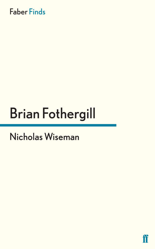 Book cover of Nicholas Wiseman (Main)