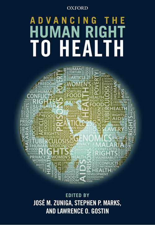 Book cover of Advancing the Human Right to Health