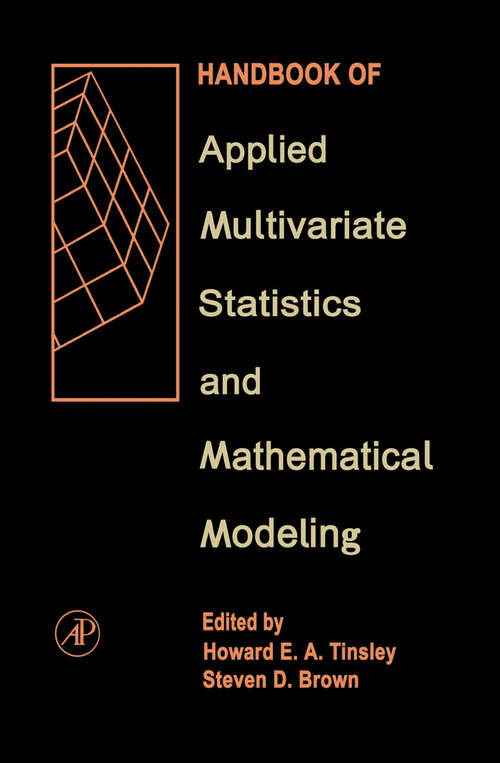 Book cover of Handbook of Applied Multivariate Statistics and Mathematical Modeling