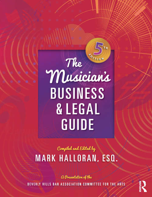 Book cover of The Musician's Business and Legal Guide, Fifth Edition