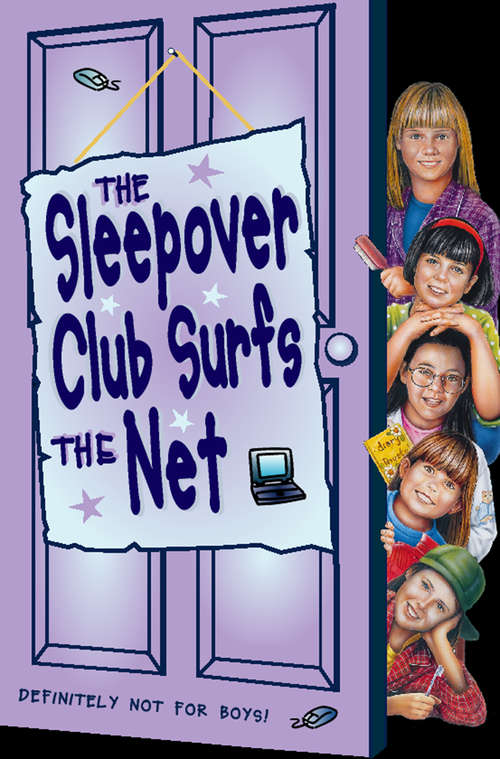 Book cover of The Sleepover Club Surfs the Net (ePub edition) (The Sleepover Club #17)