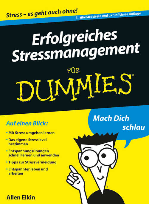 Book cover of Erfolgreiches Stressmanagement für Dummies (3. Auflage) (Für Dummies)