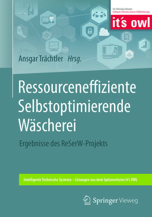Book cover of Ressourceneffiziente Selbstoptimierende Wäscherei