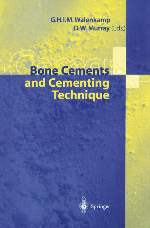 Book cover of Bone Cements and Cementing Technique (2001)
