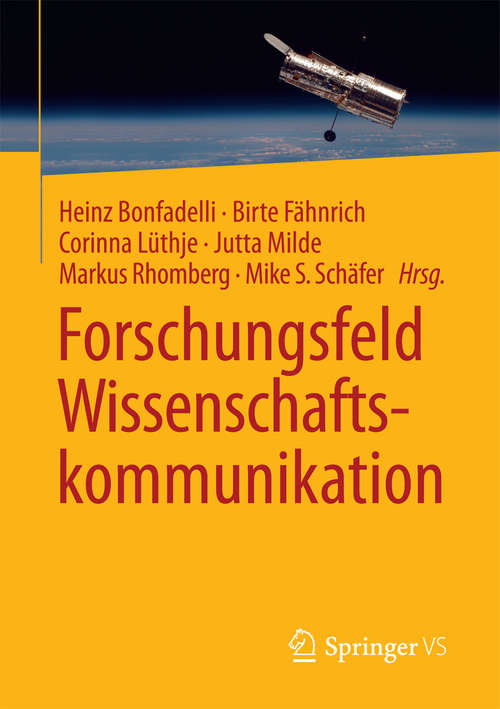 Book cover of Forschungsfeld Wissenschaftskommunikation