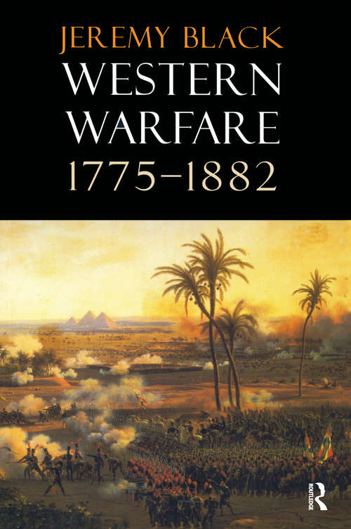 Book cover of Western Warfare, 1775-1882