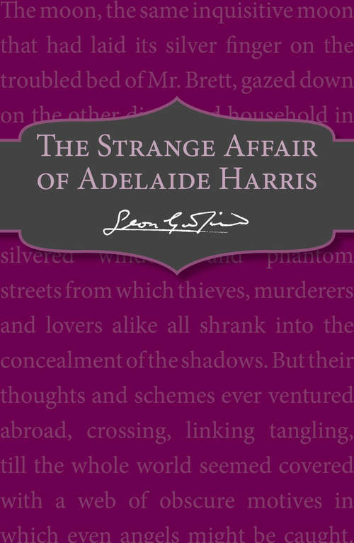 Book cover of The Strange Affair of Adelaide Harris