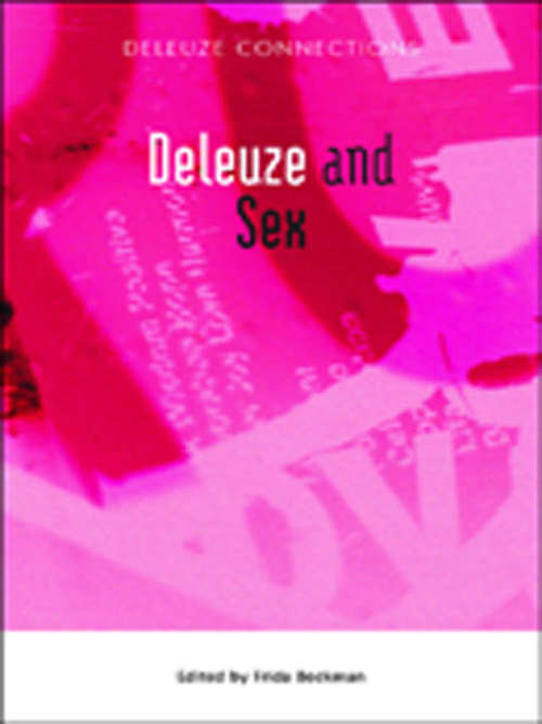 Book cover of Deleuze and Sex