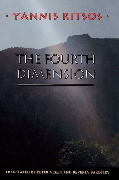 Book cover of The Fourth Dimension (Princeton Modern Greek Studies #39)