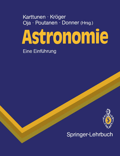 Book cover of Astronomie: Eine Einführung (1990) (Springer-Lehrbuch)
