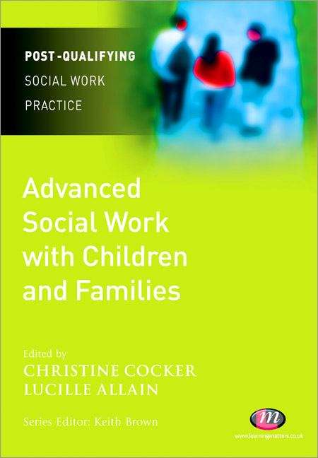 Book cover of Advanced Social Work with Children and Families (1st edition) (PDF)