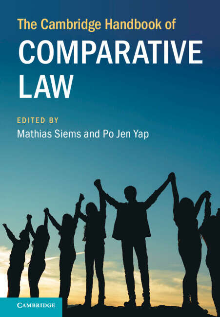 Book cover of The Cambridge Handbook of Comparative Law (Cambridge Law Handbooks)
